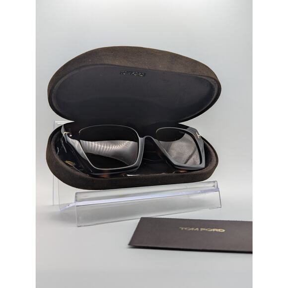 AUTH Tom Ford Cat Eye Oversized Frames – Tortoise & Orange – New - Picture 2 of 8